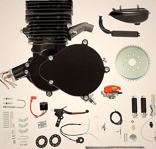 110Cc Bicycle Engine Kit, 2-Stroke Gas Motorized Bicycle Conversion Kit Fit for