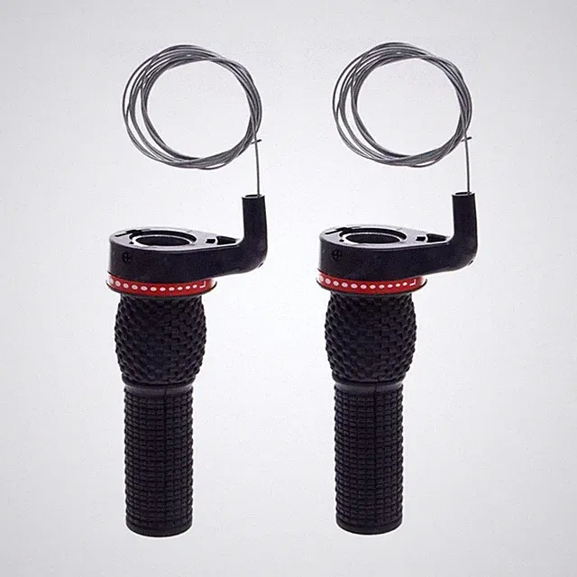 2Pcs Bicycle Bike Twist Grip Gear Shifter Handle Set, Mountain Bike Speed Shi...