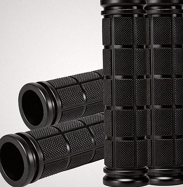 4 PCS Bike Handlebar Grips, Rubber Bicycle Bar Grips Replacement, Non-Slip Handl