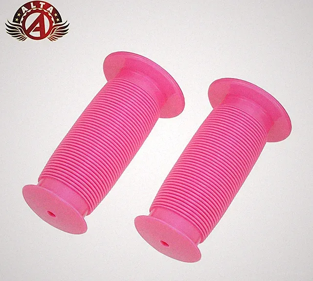 ALTA Mini Bicycle Handlebar Grips 7/8" x 85mm Pink Mushroom Kids BMX Cruiser.