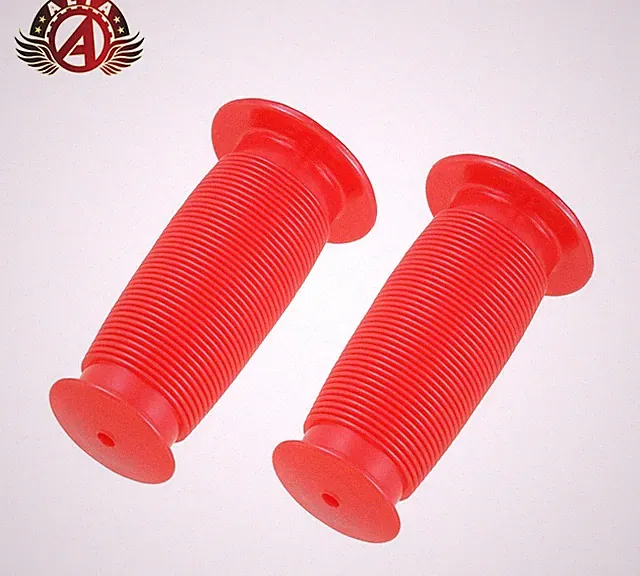 ALTA Mini Bicycle Handlebar Grips 7/8" x 85mm Red Mushroom Kids BMX Cruiser.