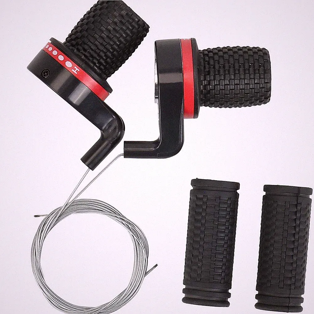 Bicycle Shift Levers Handle Bike Twist Grip Gear Cycle Speed Handlebar Shifter