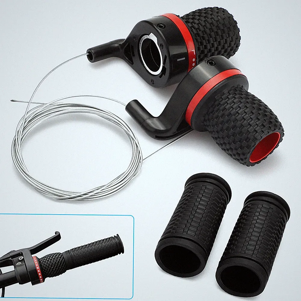 Bicycle Shift Levers Handle Bike Twist Grip Gear Cycle Speed Handlebar Shifter