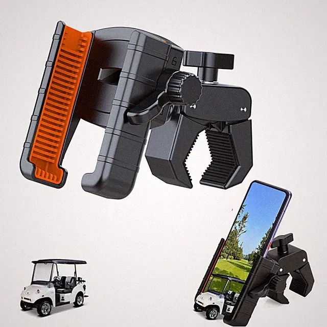 Golf Cart Phone Holder Rotatable Bike Motorcycle Universal Phone Holder Mount