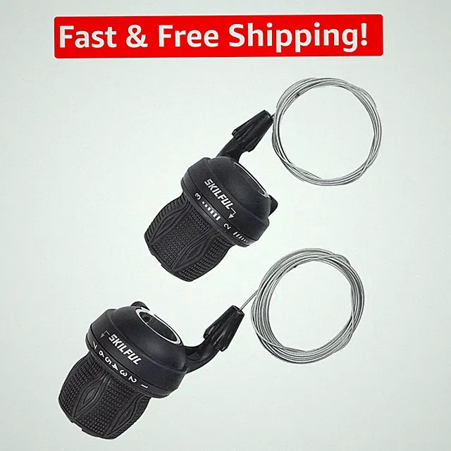 Lightweight 3x7 Speed Twist Grip Shifter for Mountain Bikes - Easy to Install