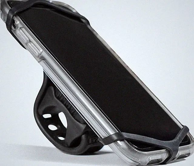 Lightweight Machined Aluminum Smart Grip Bicycle Phone Mount | Highly Flexible B