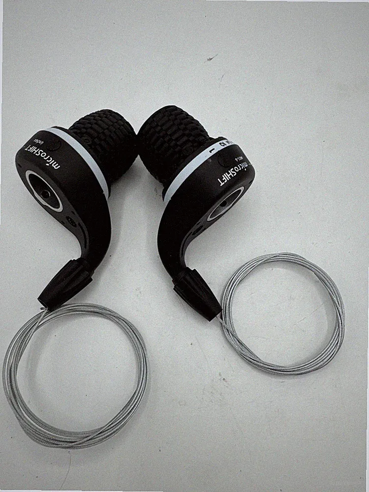 Microshift MTB Bike Bicycle Twist Grip Gear MS25-6 Shifters 3X6 Speed DIP Compat