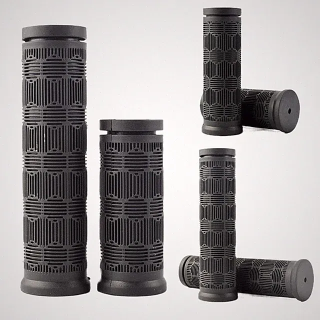 Mountain Bike Cycle Gear Shifter Handlebar Grips, Rubber Short Twist Shift Grips