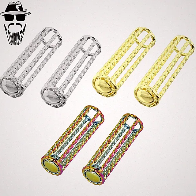 ORIGINAL LOWRIDER 6 Square Twisted Bicycle Cruiser Handlebar Grips 7/8 112mm.