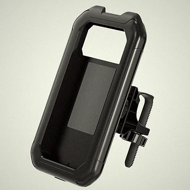 Secure Locking Bike Phone Mount Shock Absorbing Use