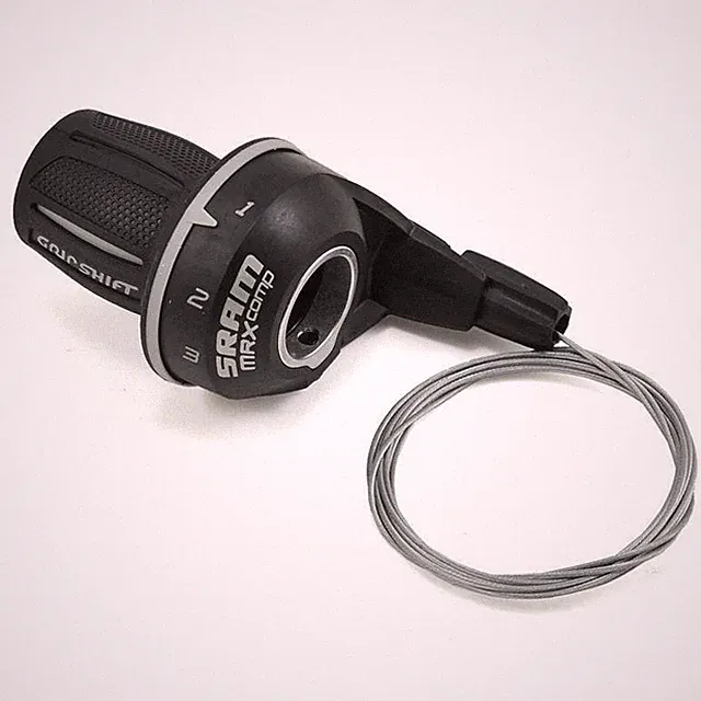 SRAM MRX Comp Microfriction Twist Grip Front Shifter Three Speed New
