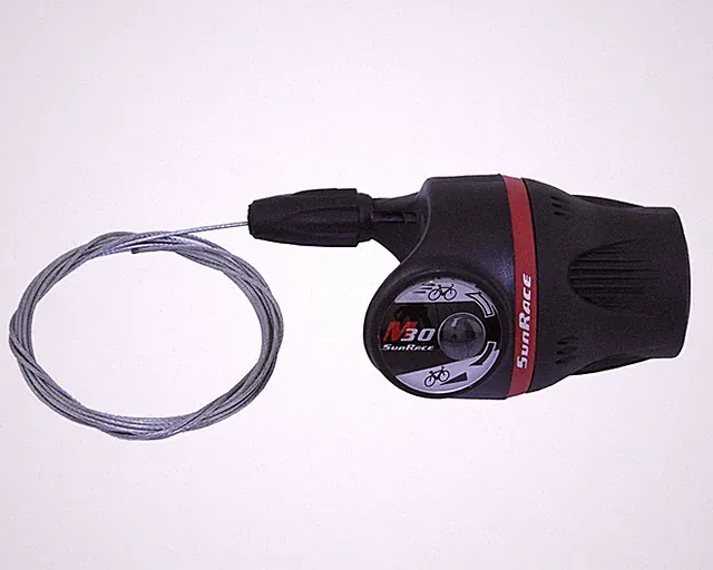 SunRace TSM-37 Right 7 Speed Twist Shifter MTB BMX Bike Grip Shift 2:1 Ratio.