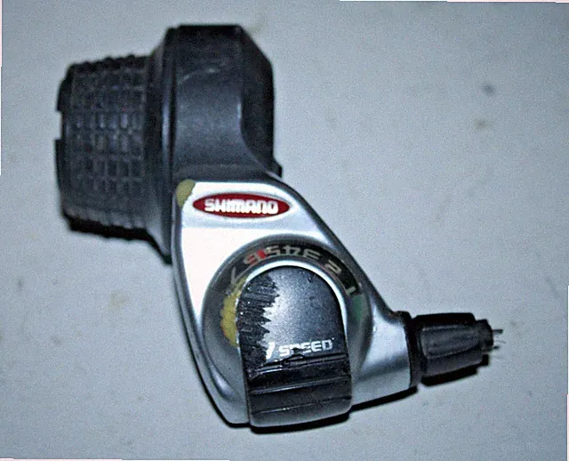 Vintage Shimano Revoshift Right Hand RH Grip Shift MTB Shifter 7 Speed SL-RS40 ~
